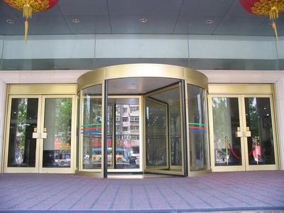 東莞酒店大門 中山酒店旋轉(zhuǎn)門 兩翼豪華旋轉(zhuǎn)門